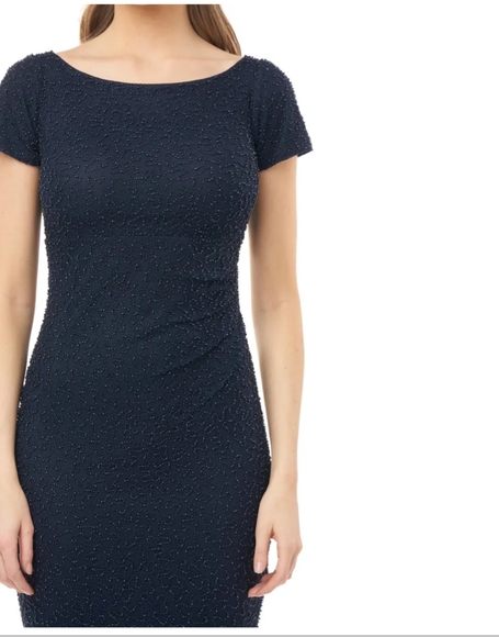 JS Collections Beaded Cocktail Dress NWT - Picture 2 of 4